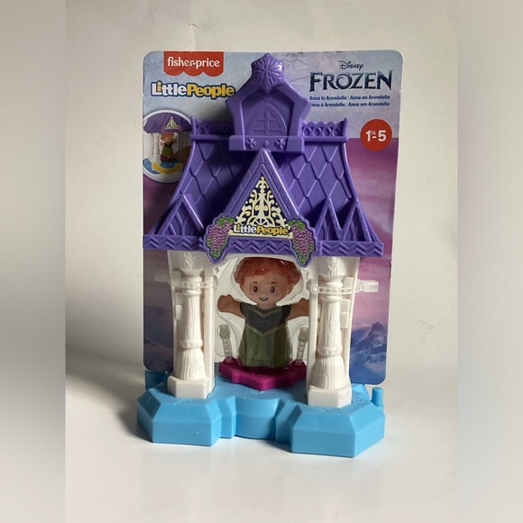 Disney Frozen Anna in Arendelle Little People Portable Playset with Anna Figure - Picture 2 of 3